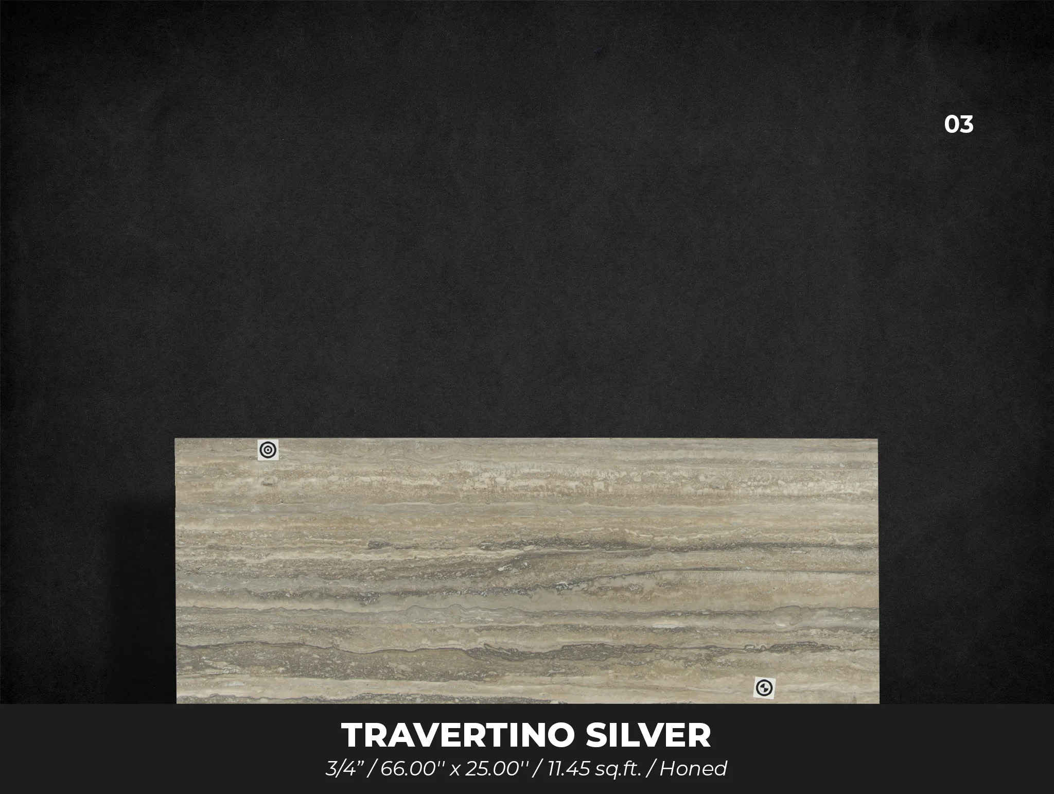 TRAVERTINO SILVER